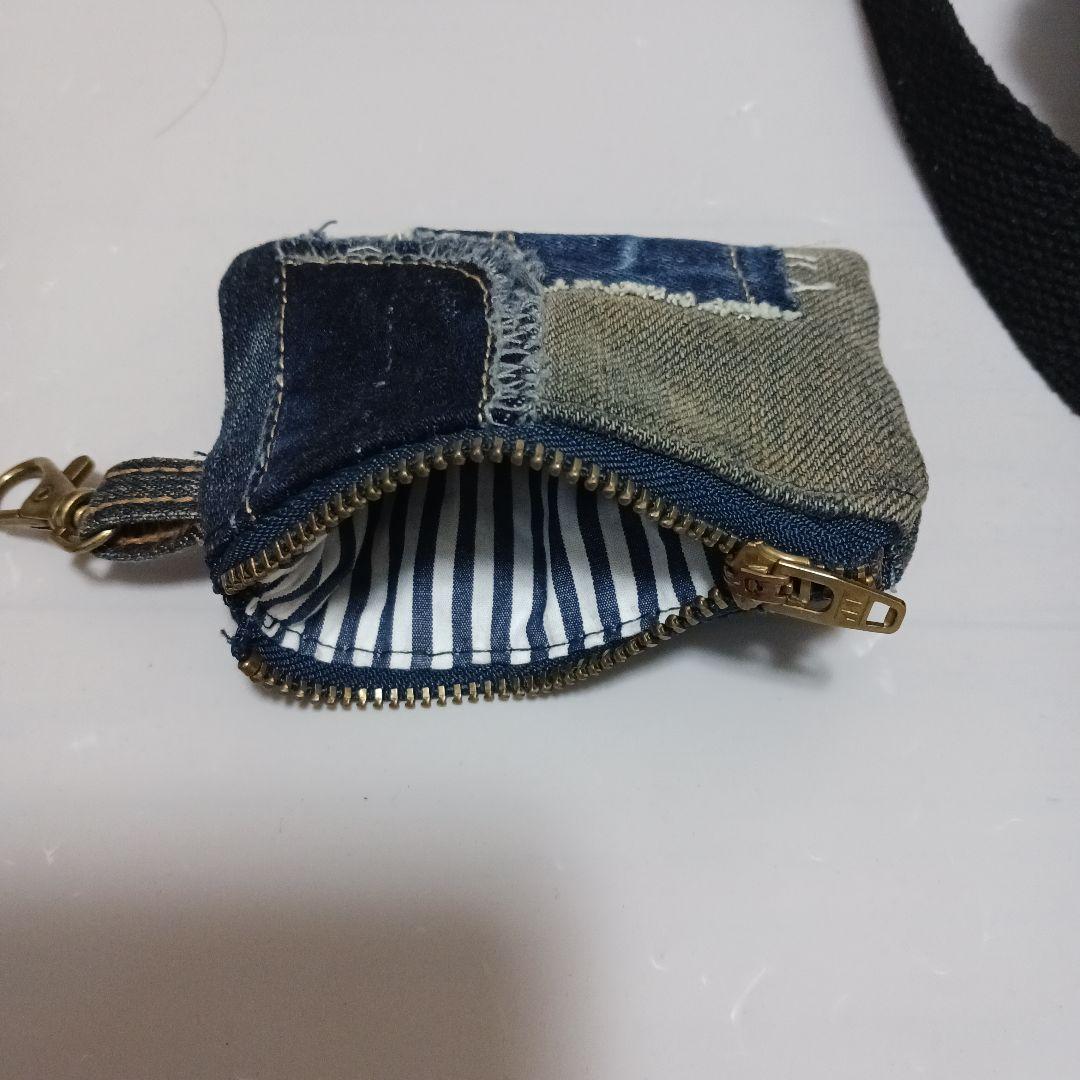 けい　リメイクデニム　リュック　ケース付き