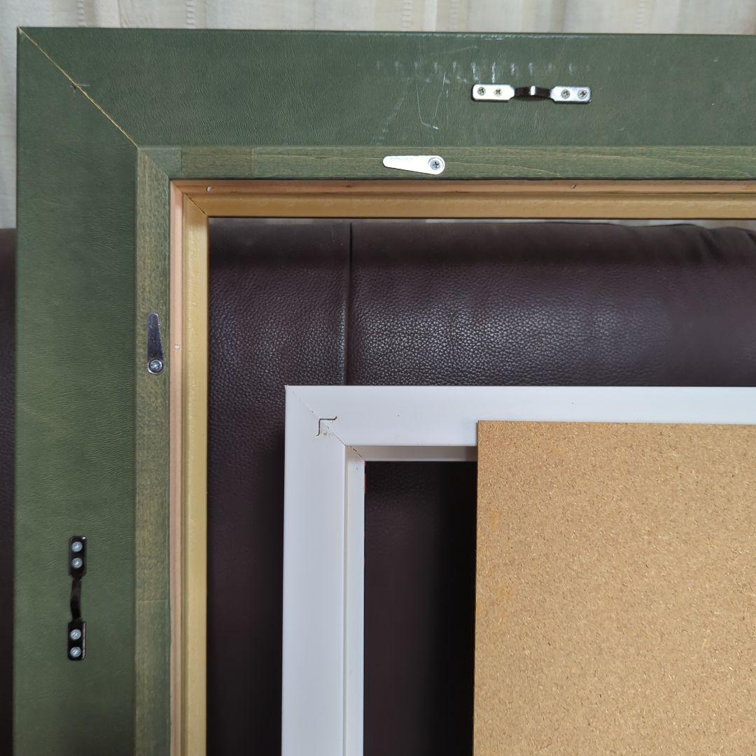 F10号油彩画 「恩原湖畔の白樺」No.48