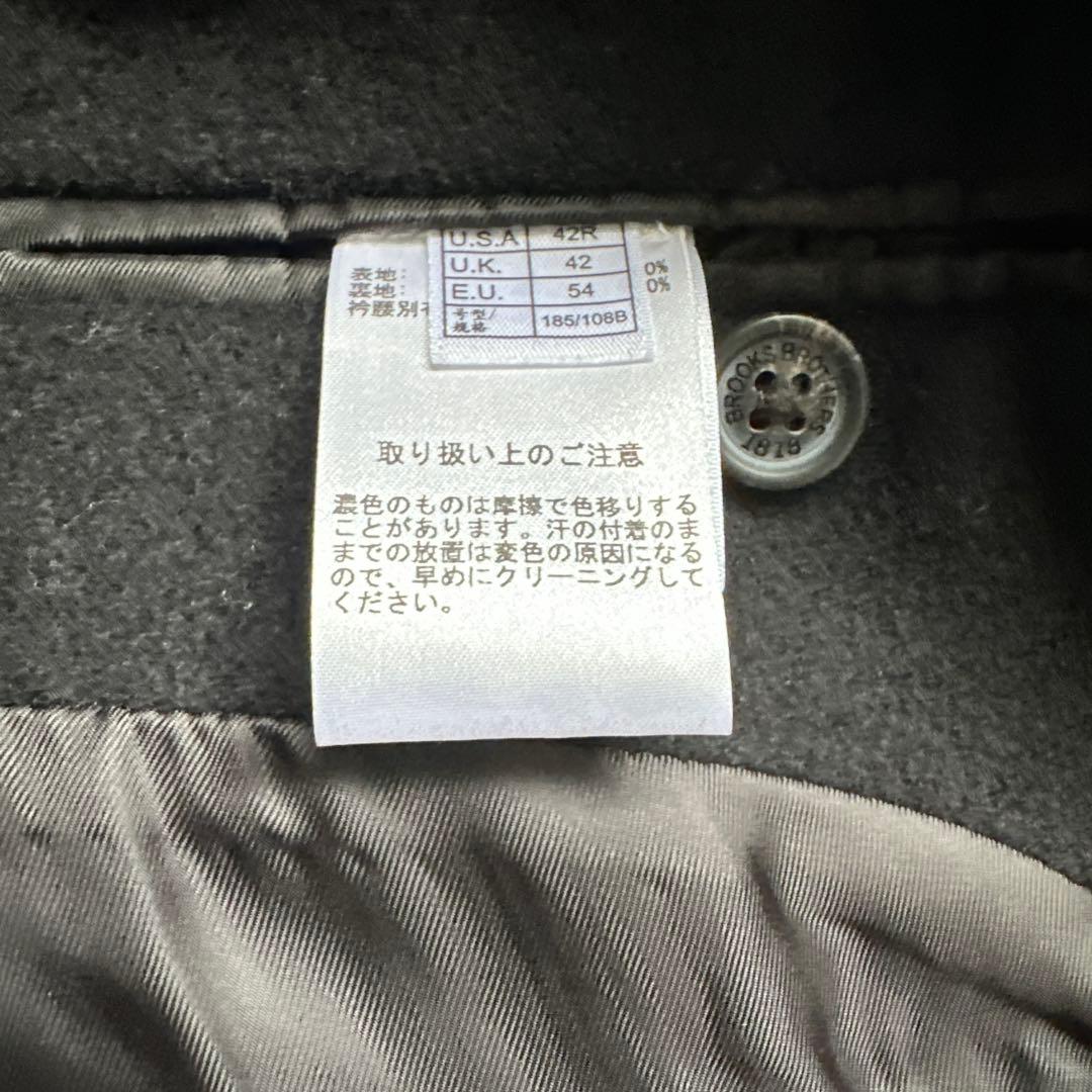 ブルックスブラザーズ　チェスターコート ブラック