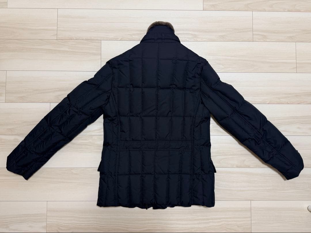 【美品】MOORER ムーレー SIRO サイズ46ダウンジャケット ネイビー