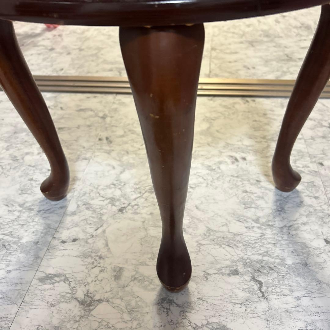 アンティーク　ジュエリーチェスト 4段 猫足　3本足　天然木