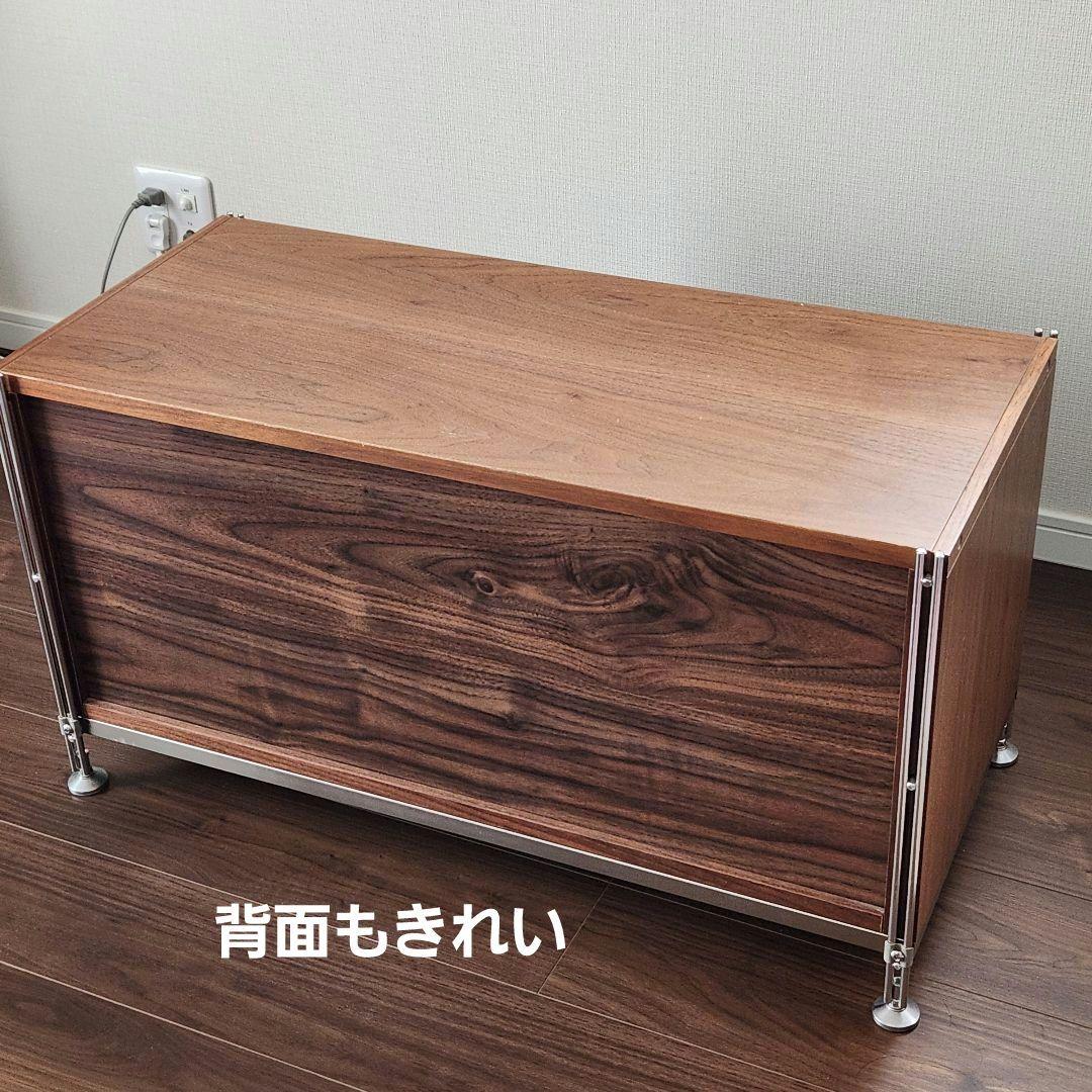 木製 ラック レコード テレビ台 便利家具 北欧 フラップ扉 無印 非売