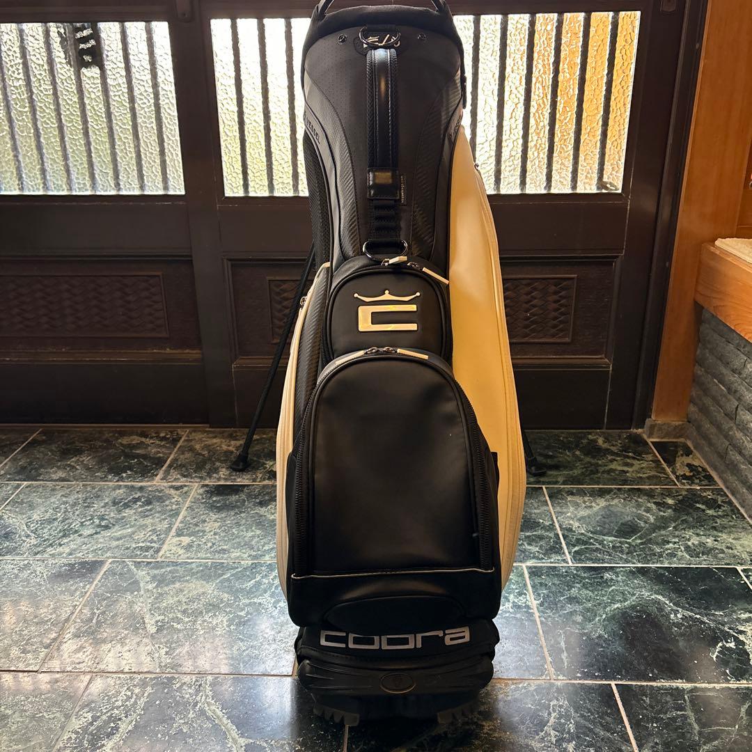 リッキーさん専用Cobra Vessel スタンドゴルフバッグ 黒/白