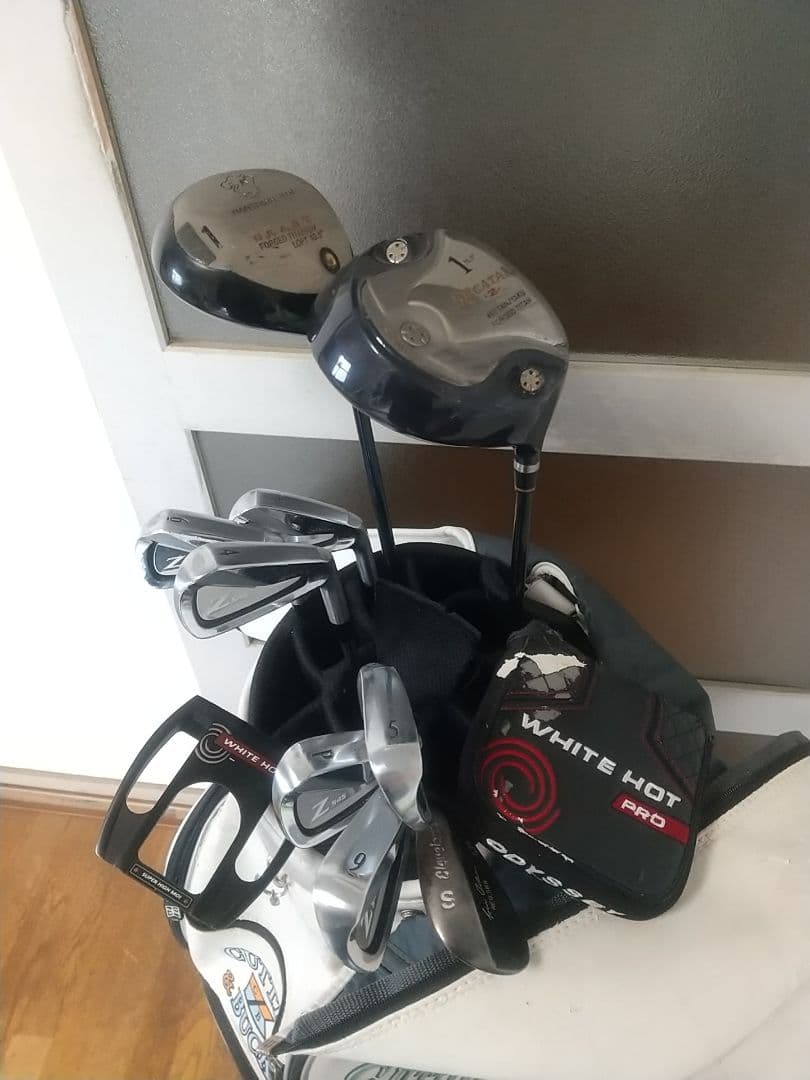 ゴルフクラブ10本+おまけキャディバッグ☆Z545／オデッセイ センチュリー他