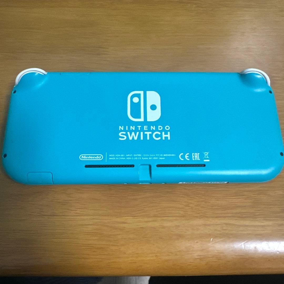 SwitchLight水色　SDカード付き128gb