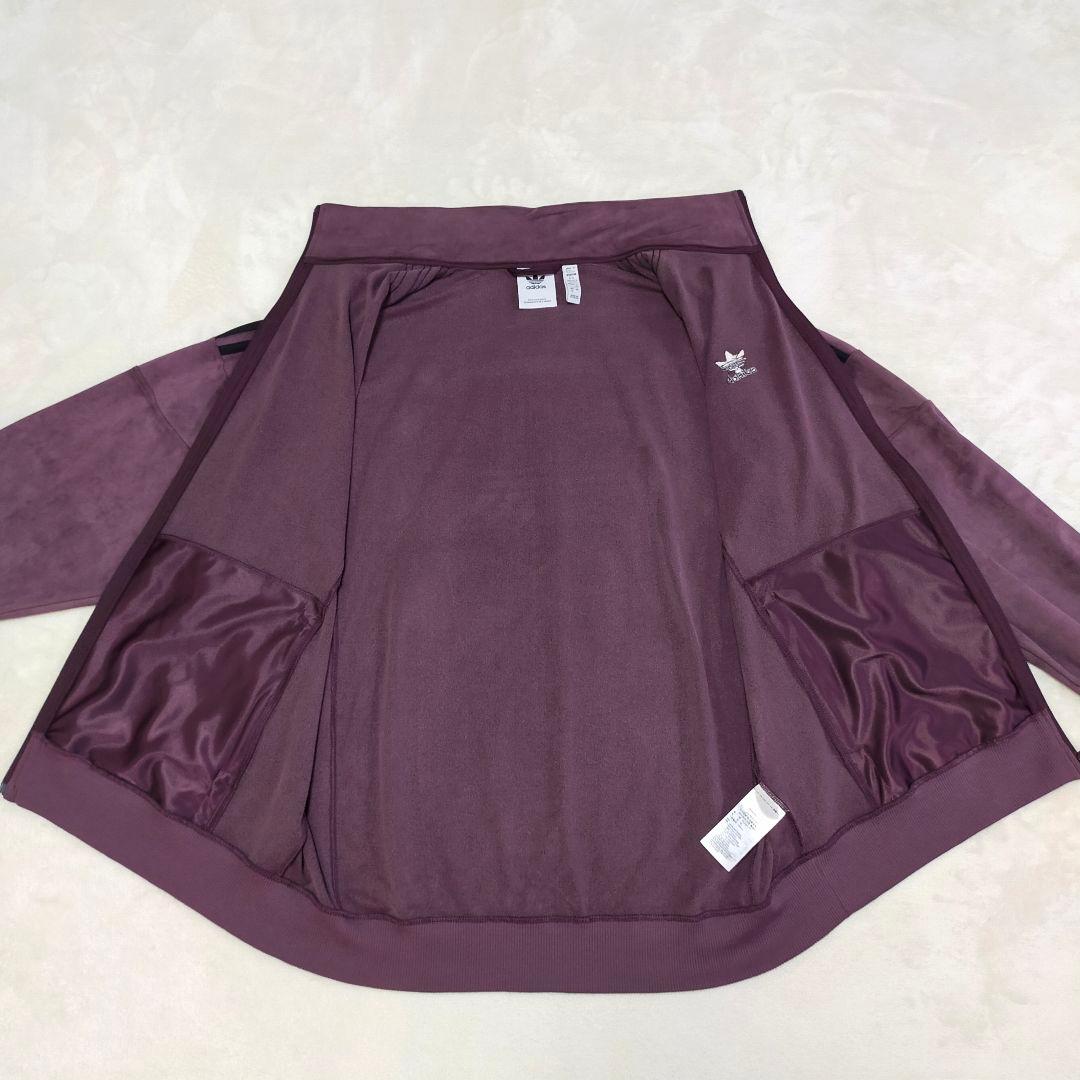 美品　adidas　ベロア　2XL　トラックジャケット　ジャージ