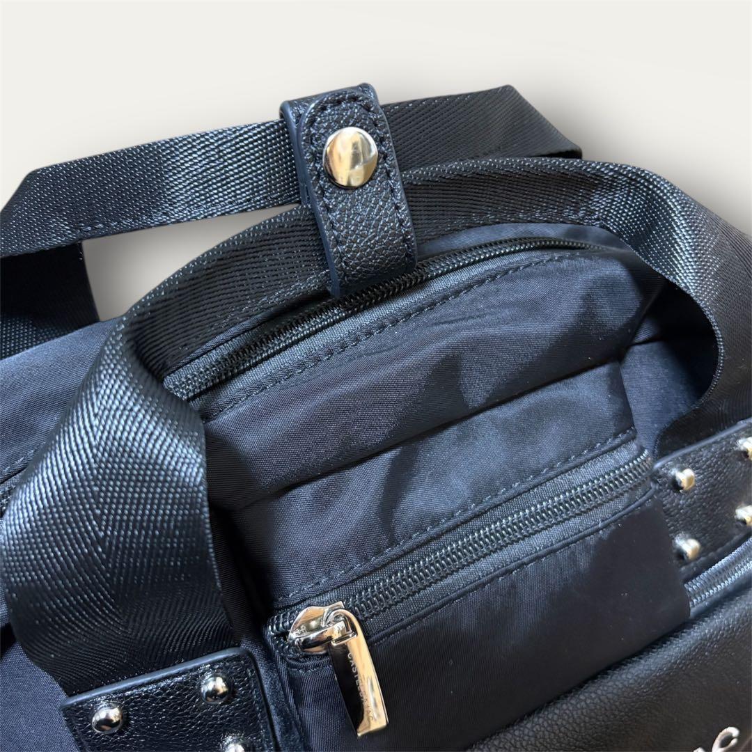 【美品】 CASTELBAJAC クマ刺繍 リュック ブラック