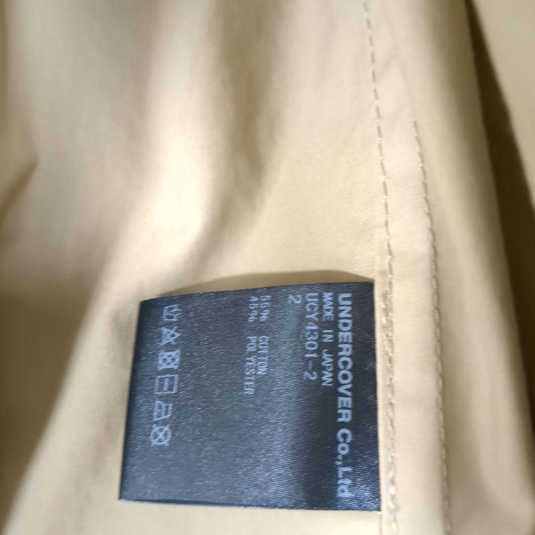 UNDERCOVER　バックプリント　ステンカラーコート　高橋盾