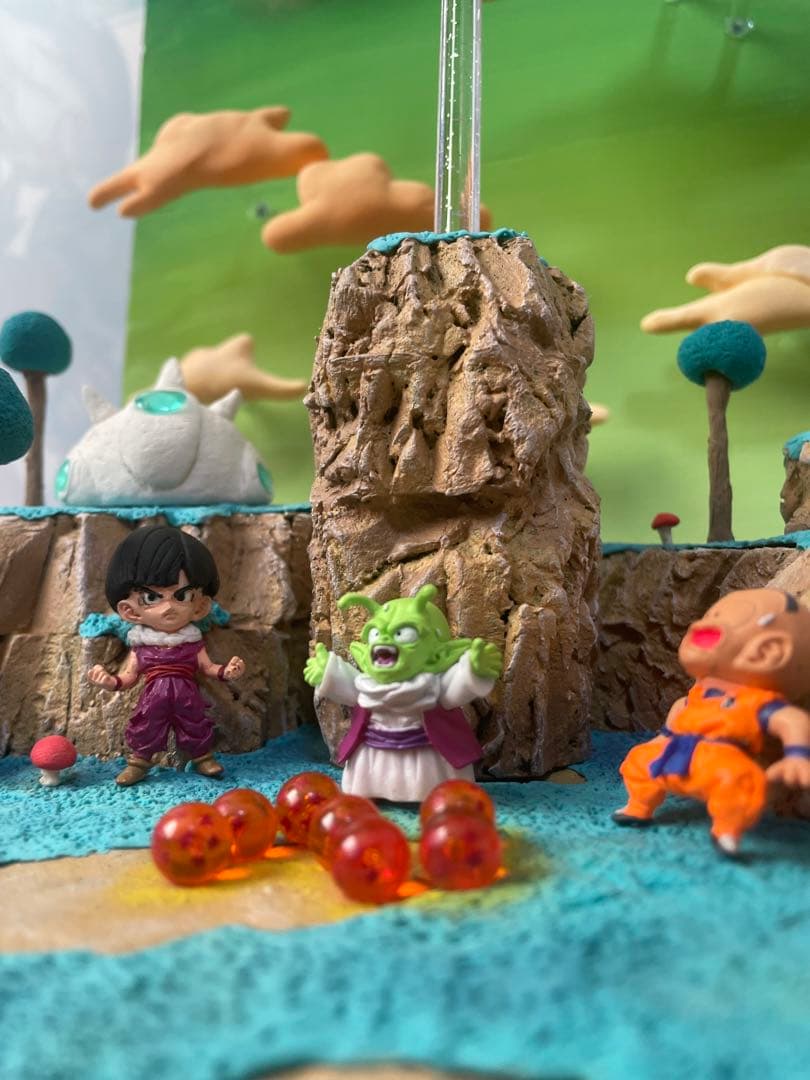 ドラゴンボール ナメック星 ジオラマ 自作 リペイント - メルカリ