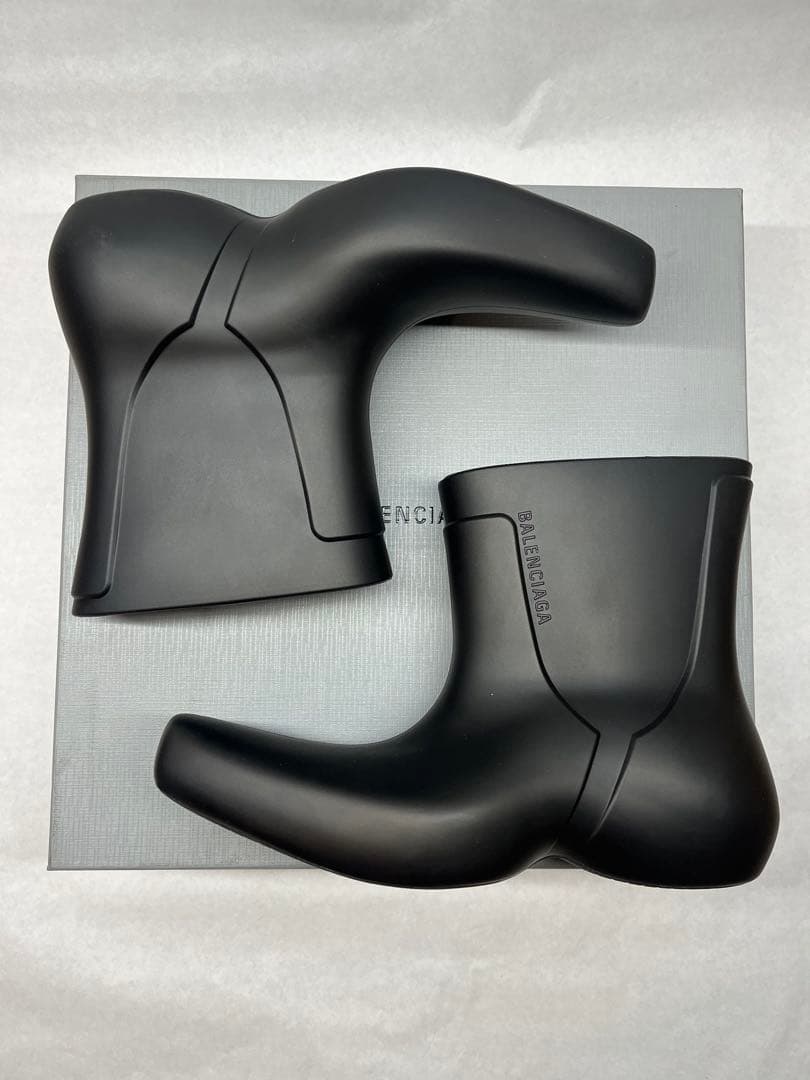 a*i様 Balenciaga Excavatorメンズ　ラバーレインブーツ-4