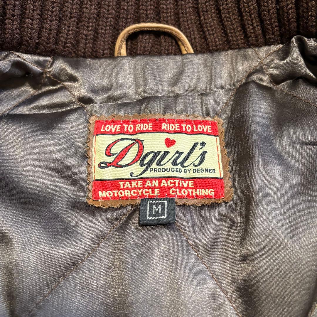 DEGNER デグナー 革ジャン バイカージャケット M ブラウン 本革