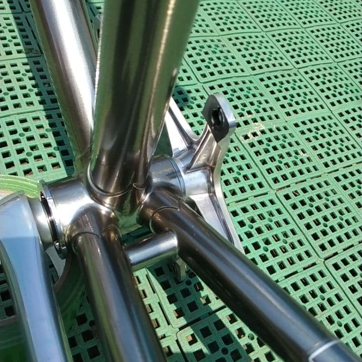 トラックレーサーフレーム アンカー競輪ピスト身長175センチ程度 皮輪