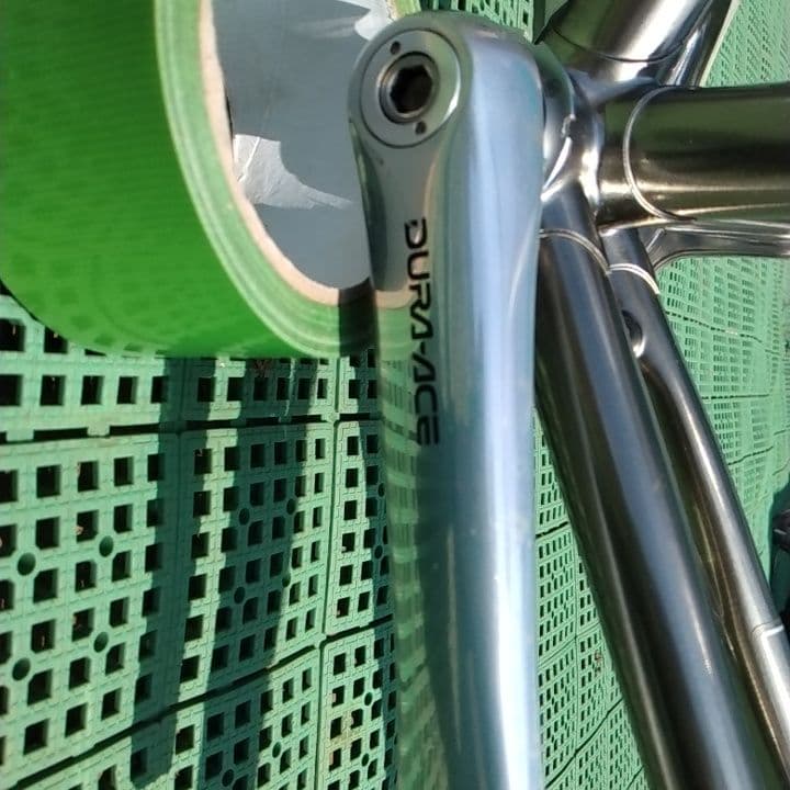 トラックレーサーフレーム アンカー競輪ピスト身長175センチ程度 皮輪