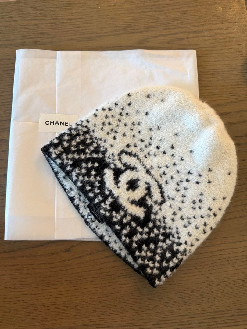 新品シャネルCHANELニット帽　CCロゴ　coconeige 25新作
