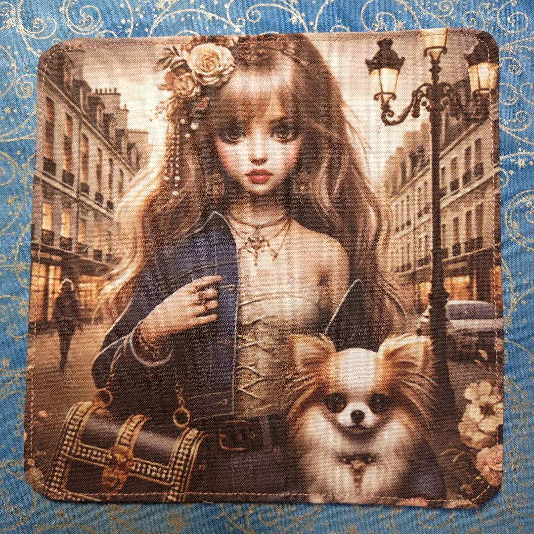 あしべ☆　ハンカチ19枚 パネル3枚　チワワちゃん柄