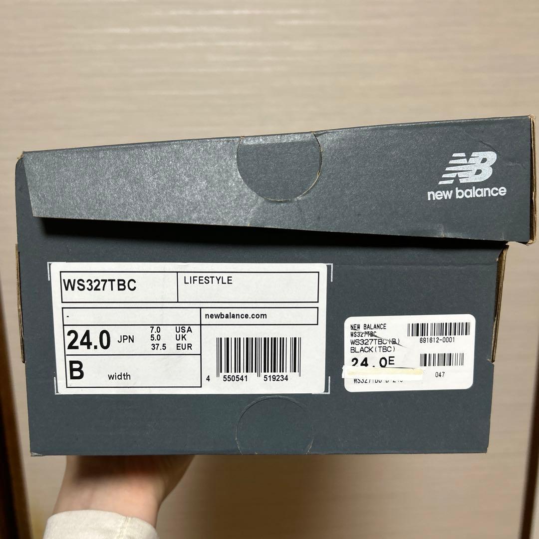 New Balance 327 オールブラック