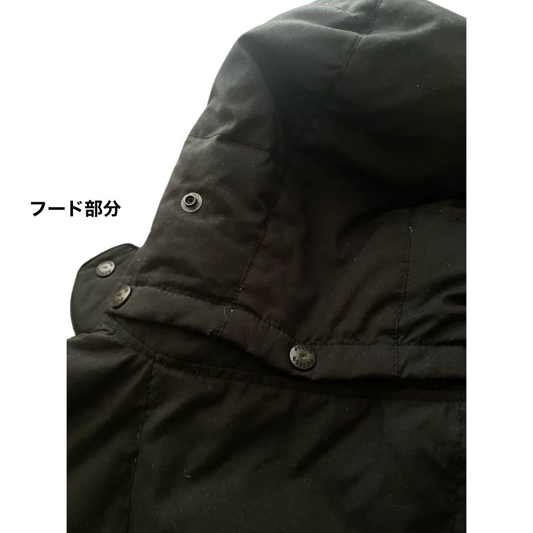 ROUGH AND RUGGED ラフアンドラゲッド モッズコート L 3 黒