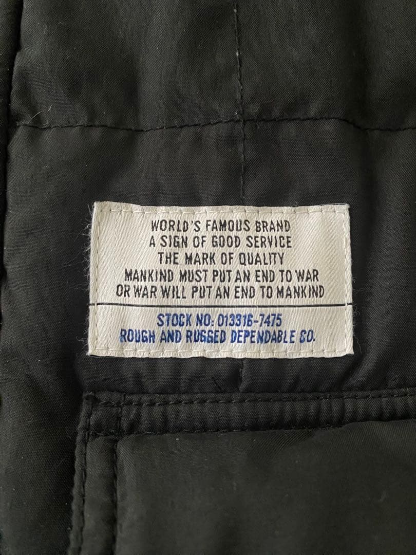 ROUGH AND RUGGED ラフアンドラゲッド モッズコート L 3 黒