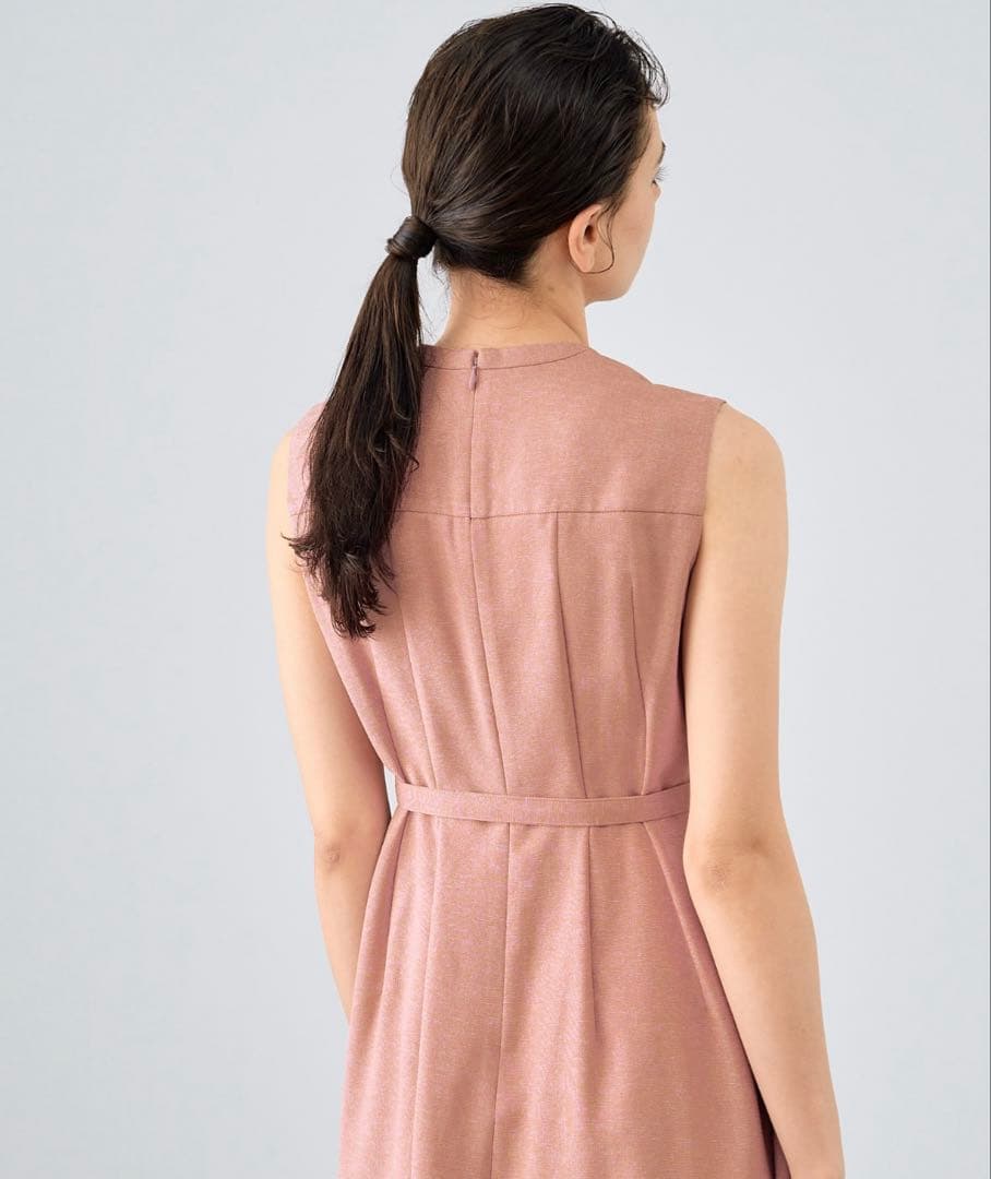 ANAYI♡アナイ　リネン調ジレスタイルワンピース