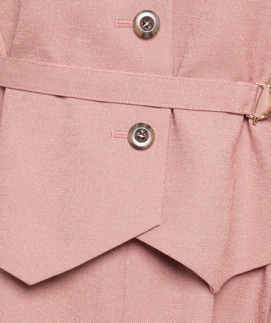 ANAYI♡アナイ　リネン調ジレスタイルワンピース