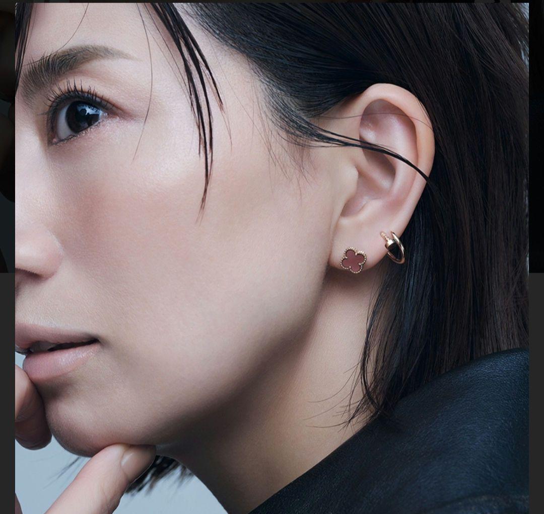 Cartier ジュスト アンクル イヤリング ☆カルティエ　ピアス　YG