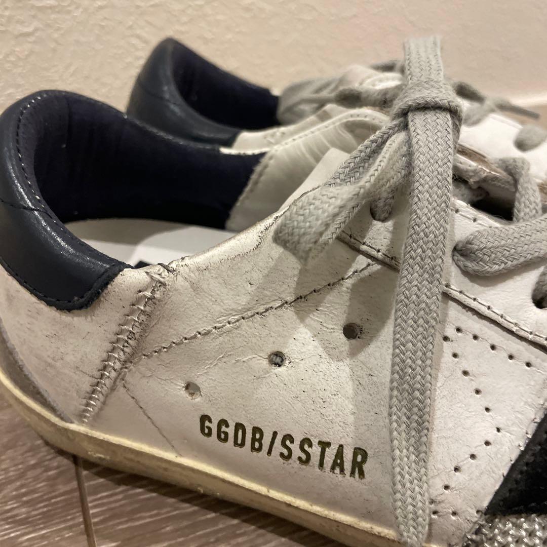 GGDB/STAR ホワイト ブラック スニーカー