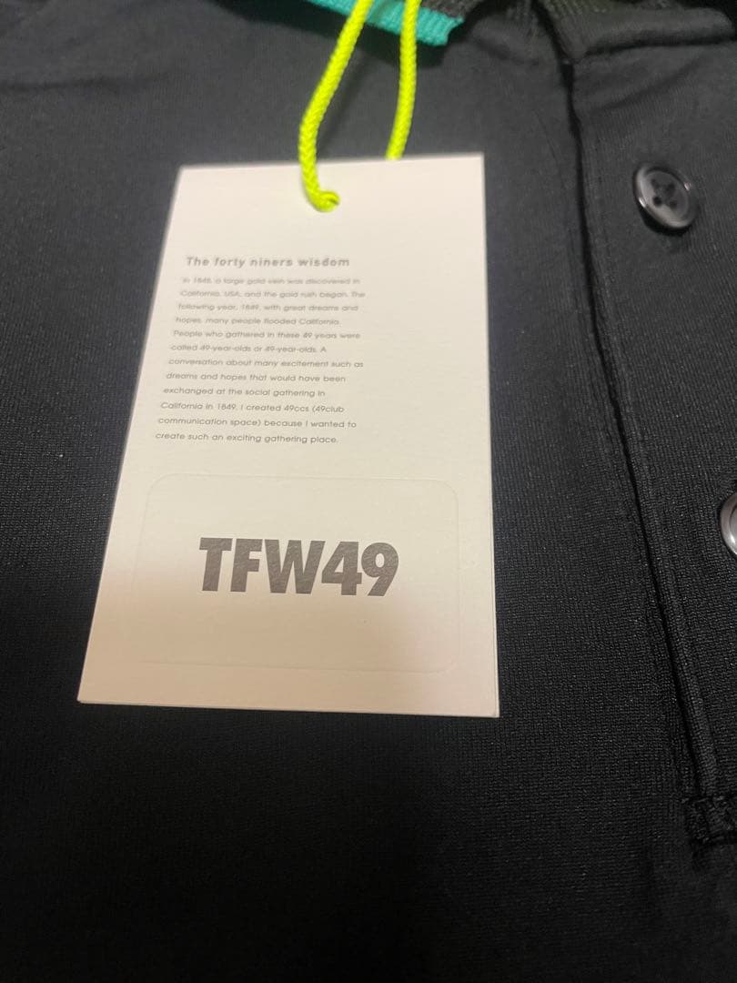 TFW49 ポロシャツ ブラック 未使用