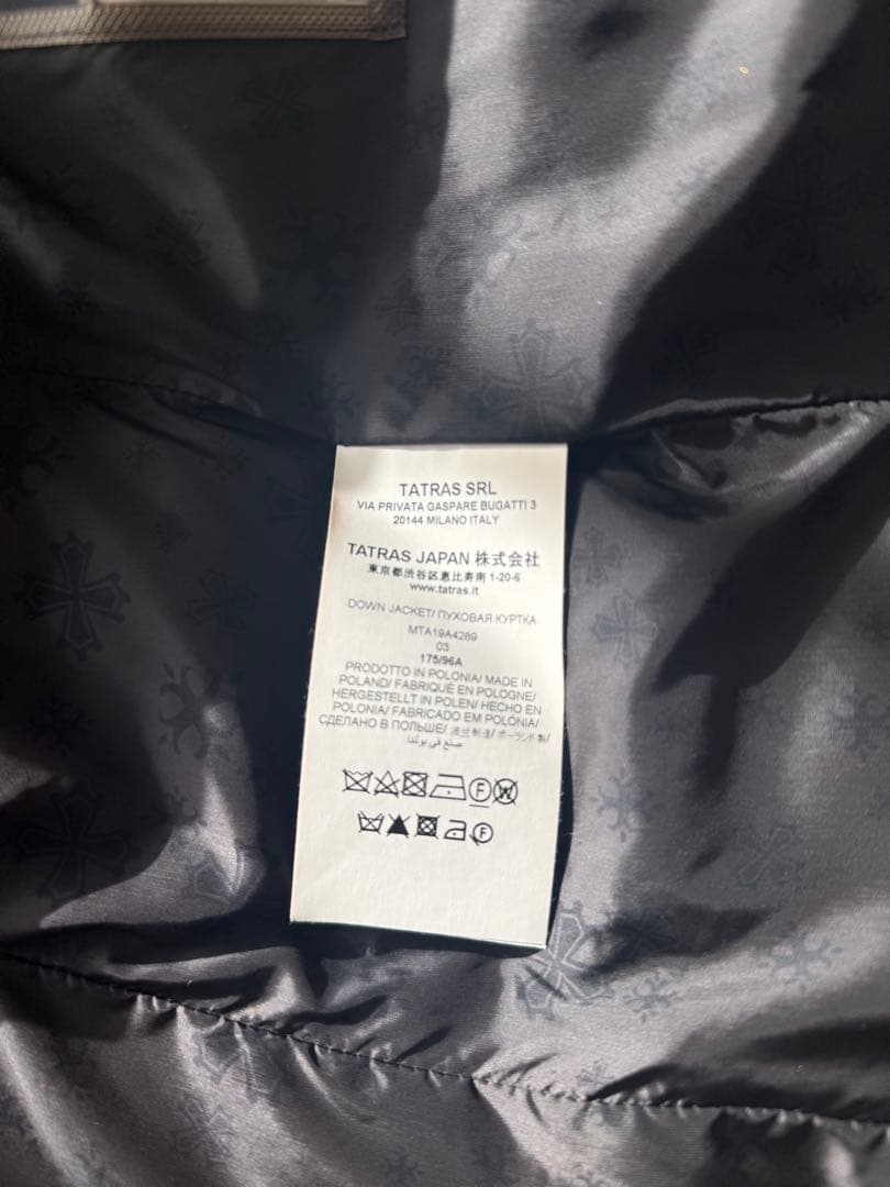 【TATRAS】タトラス MTA19A4289 ダウンジャケット サイズ03
