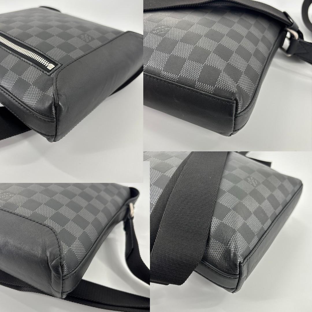 新品同様 ルイヴィトン ダミエアンフィニ ディスカバリーメッセンジャーPPM 黒