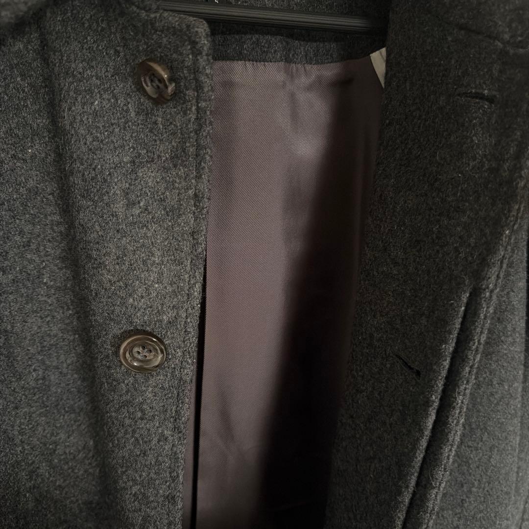 ジャケット・アウター A.P.C. gray wool balmacaan coat