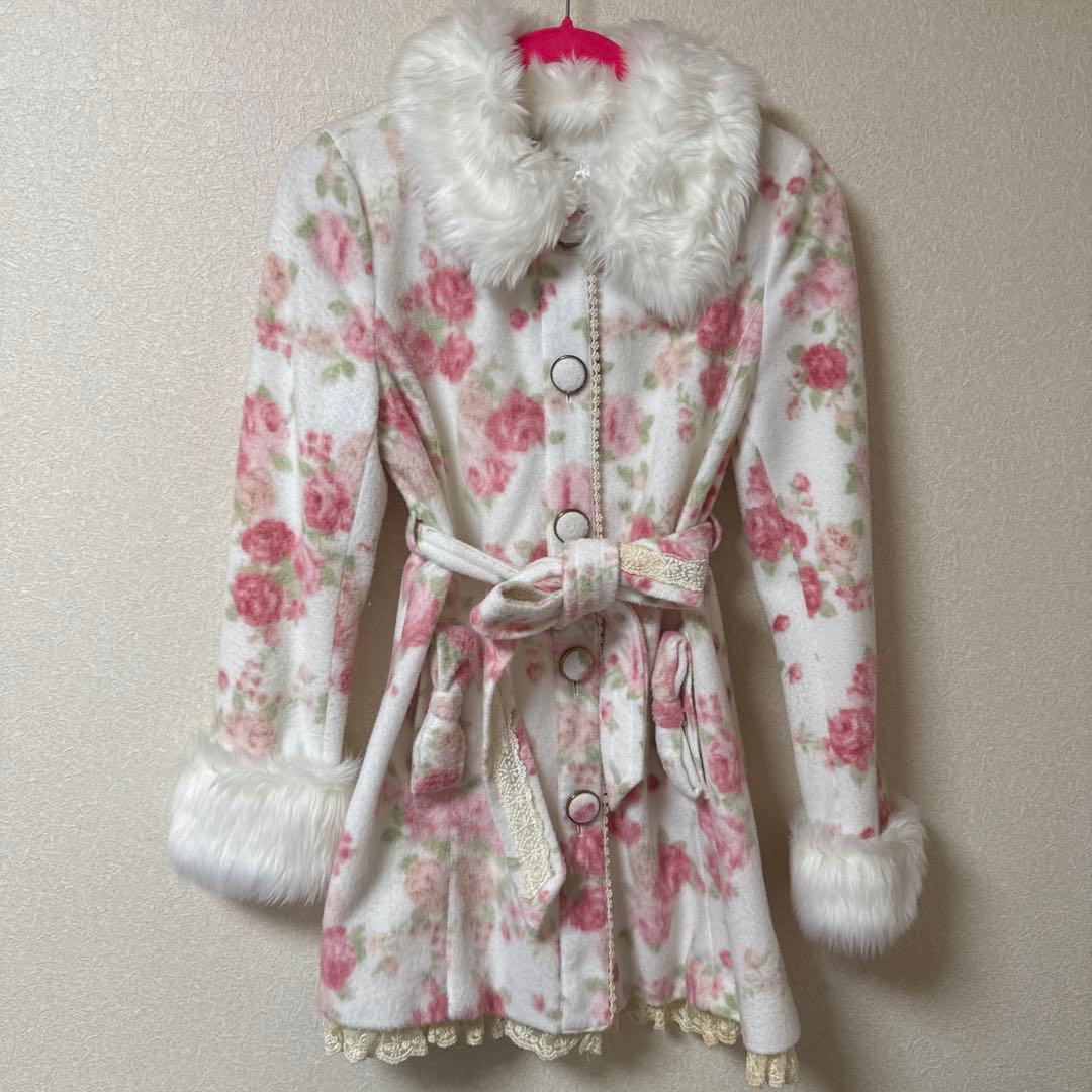 LIZ LISA♡姫ギャル 花柄 袖ファー フリル 平成ギャル