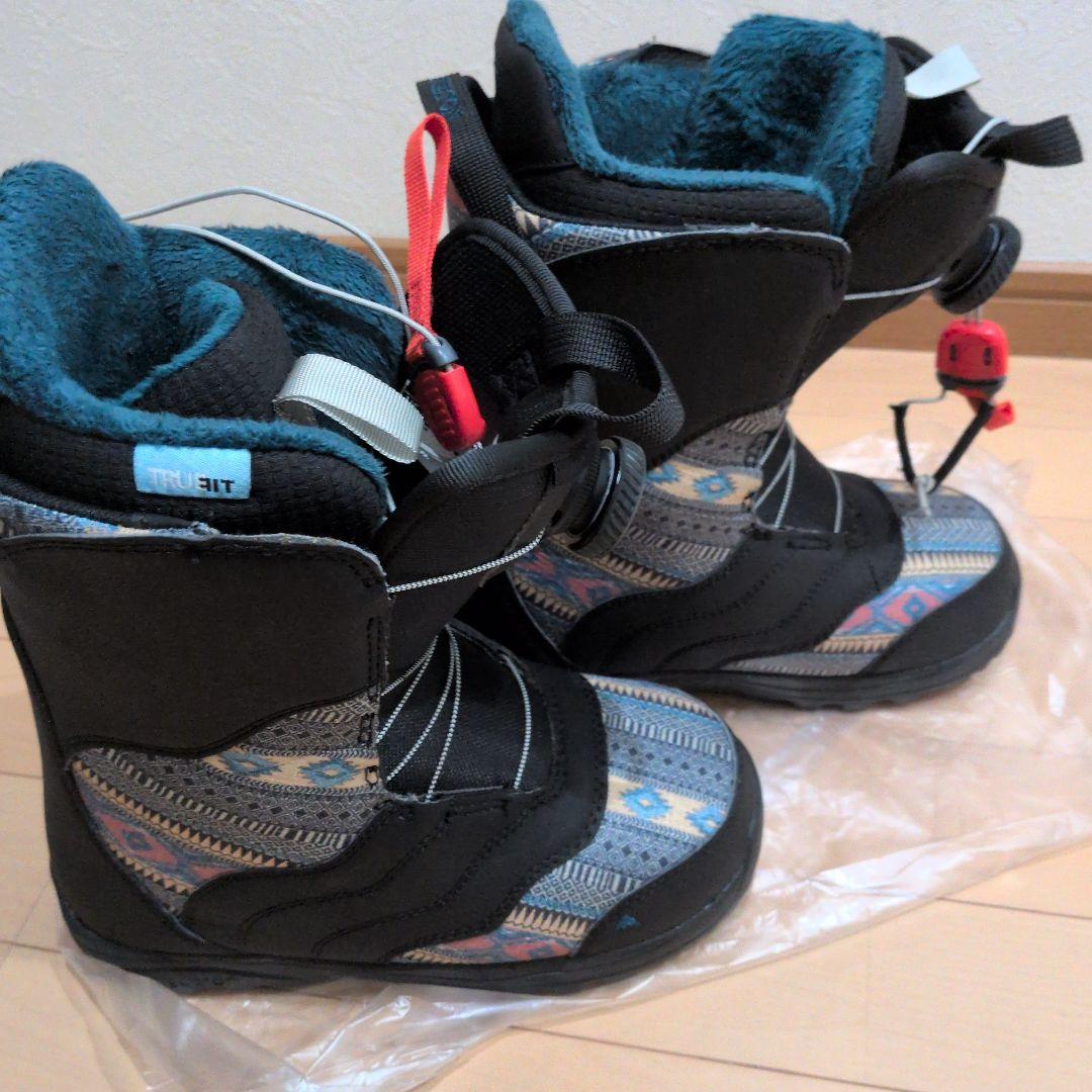 【美品】バートン burtonブーツ　子供　レディースMint Boa 22cm