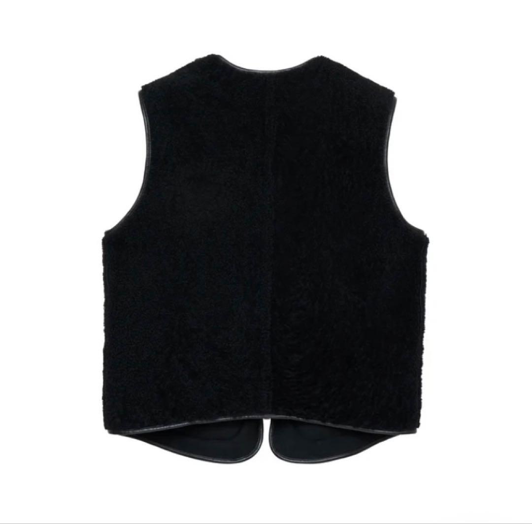 GDC Vegan Mouton Vest 木村拓哉　キムタク　black