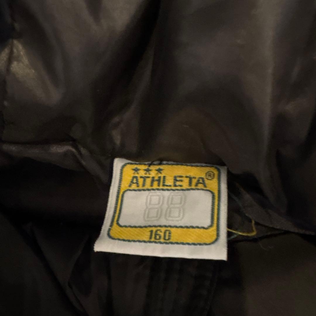 ATHLETA 黒 キルティング ベンチコート 160