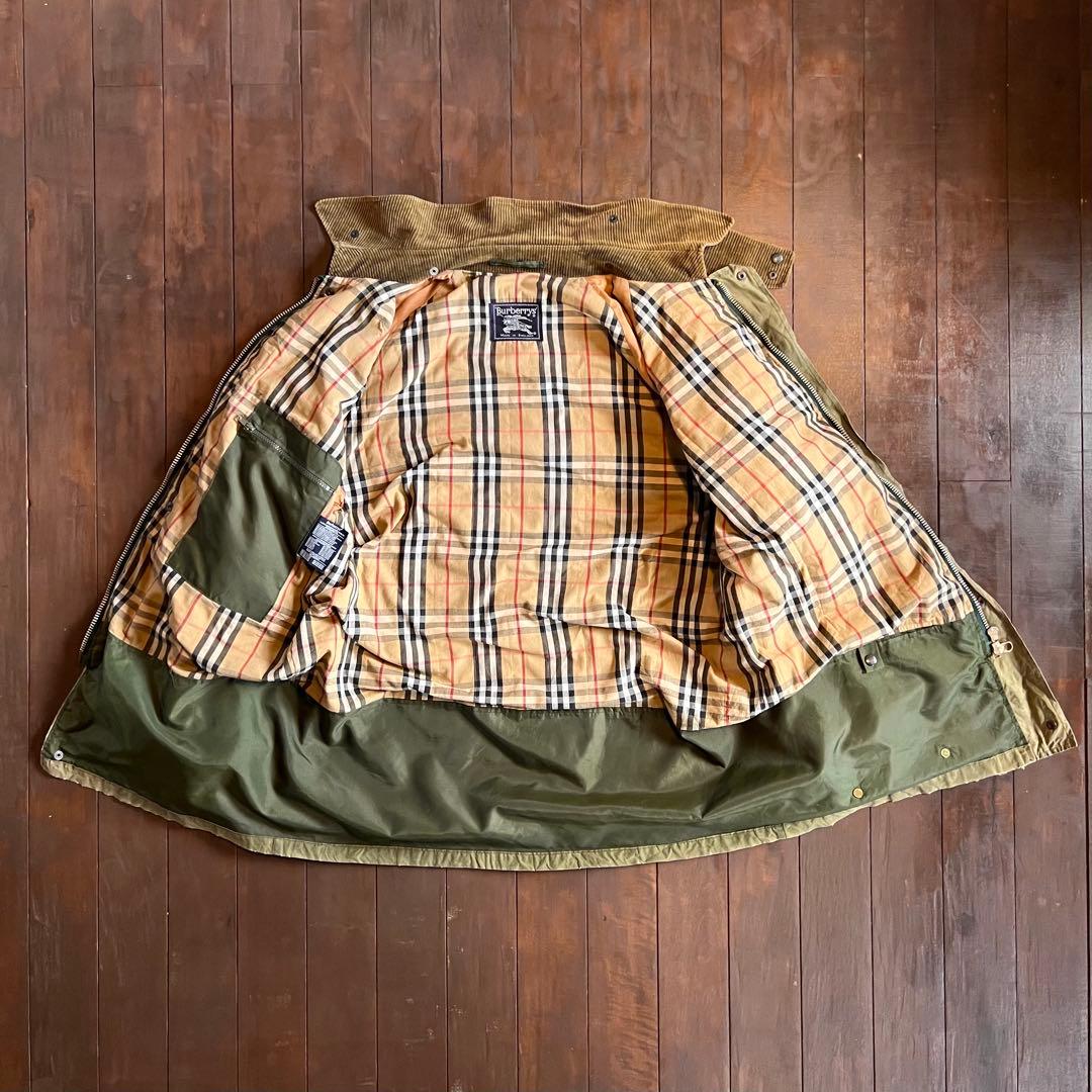 【Burberrys バーバリーズ】 ヴィンテージオイルドジャケット バブアー