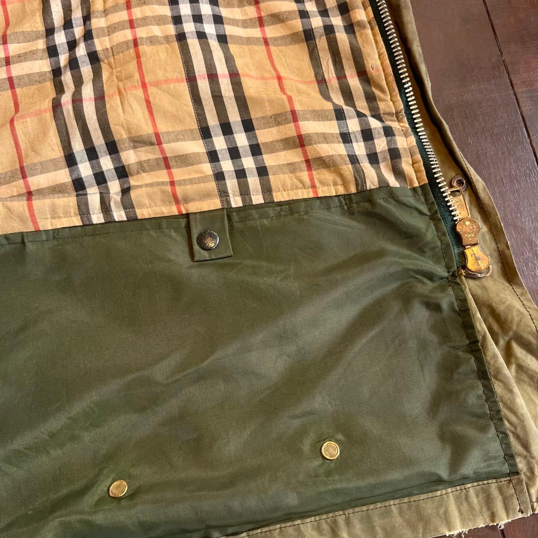 【Burberrys バーバリーズ】 ヴィンテージオイルドジャケット バブアー