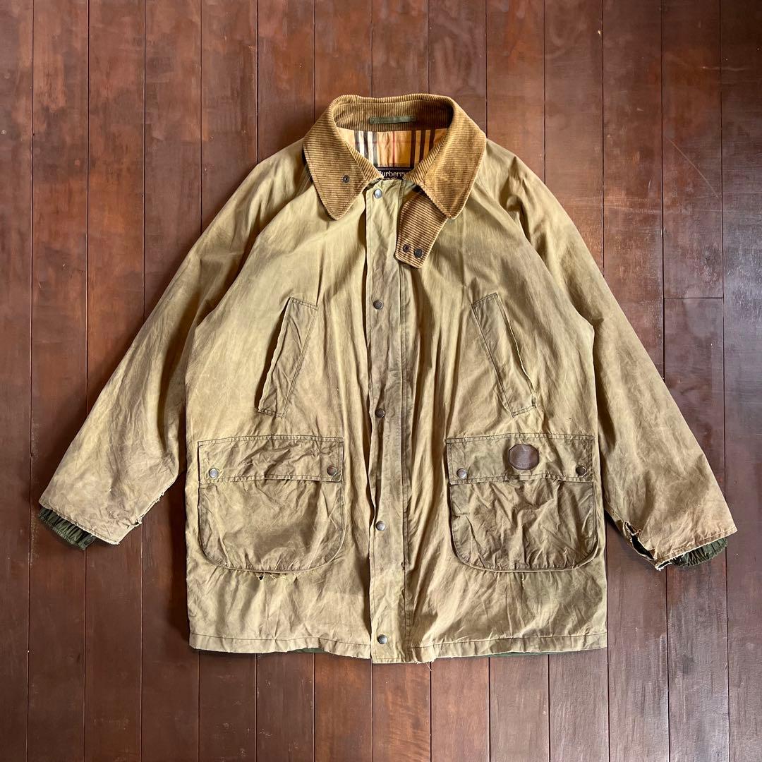 【Burberrys バーバリーズ】 ヴィンテージオイルドジャケット バブアー
