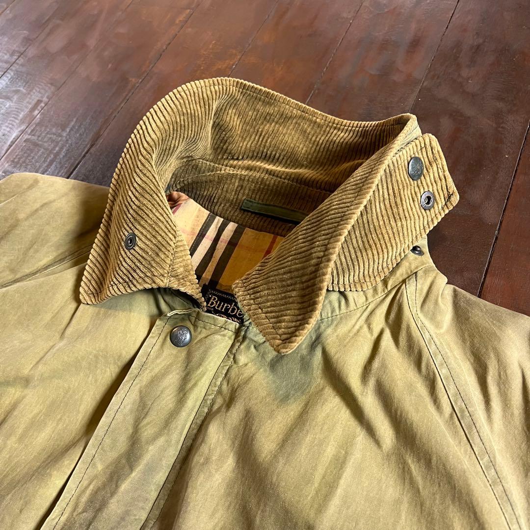 【Burberrys バーバリーズ】 ヴィンテージオイルドジャケット バブアー