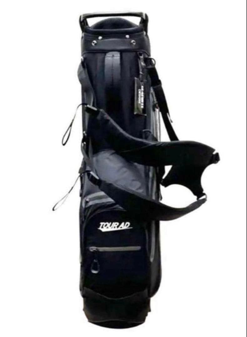 グラファイトデザインキャディーバック　黒　2023年モデル　プロ支給品