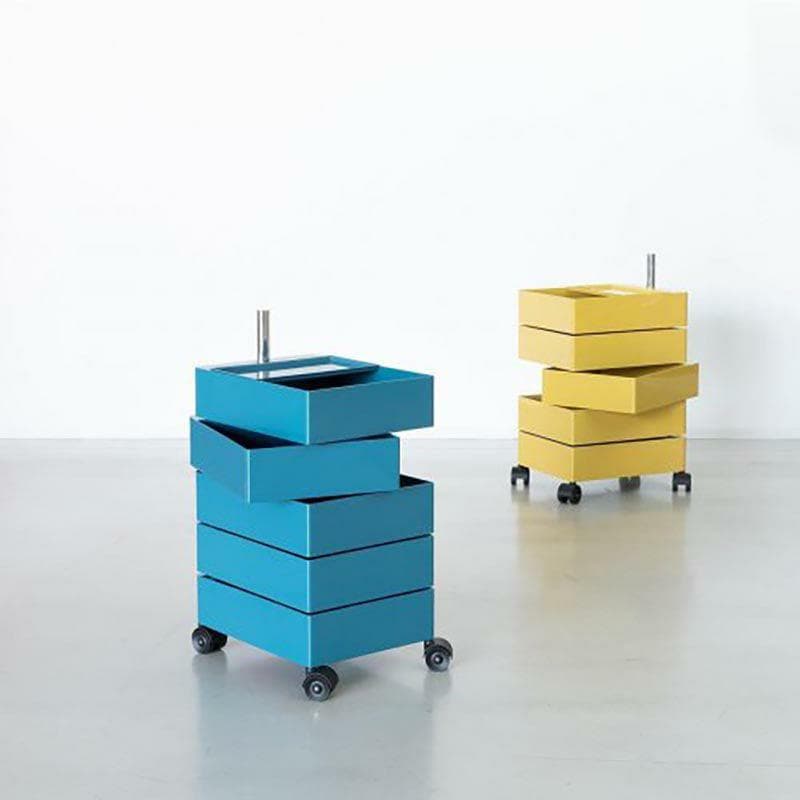 新品 5段 タワーチェスト ワゴン Y2K 韓国 インテリア ブルー