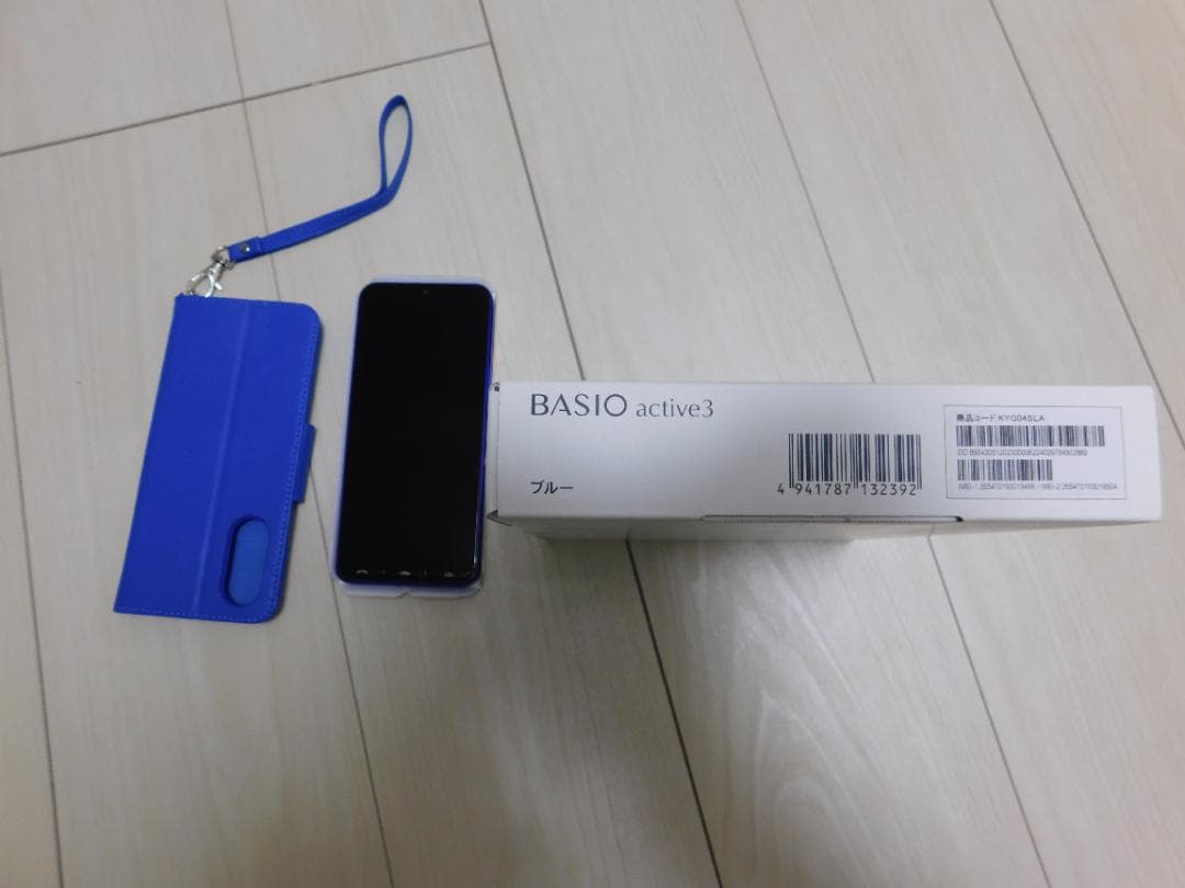 BASIO active3 青 本体 Android 新品に近い SIMフリー - メルカリ