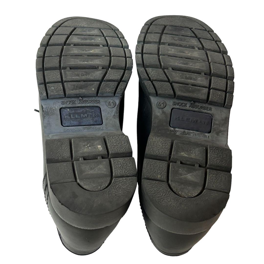 極美品KLEMANチロリアンシューズPADROR ブラック41