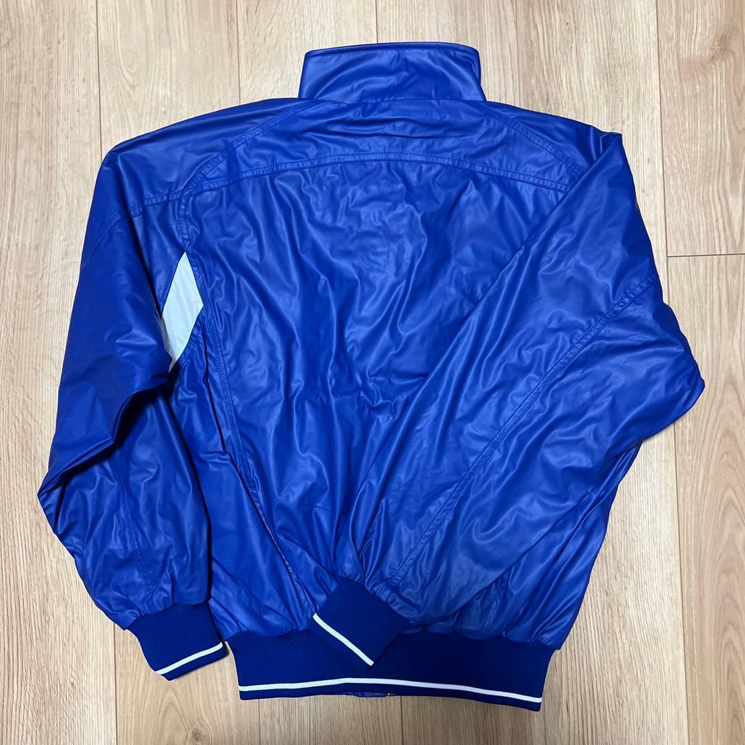 青いスタンドカラージャケット Mサイズ