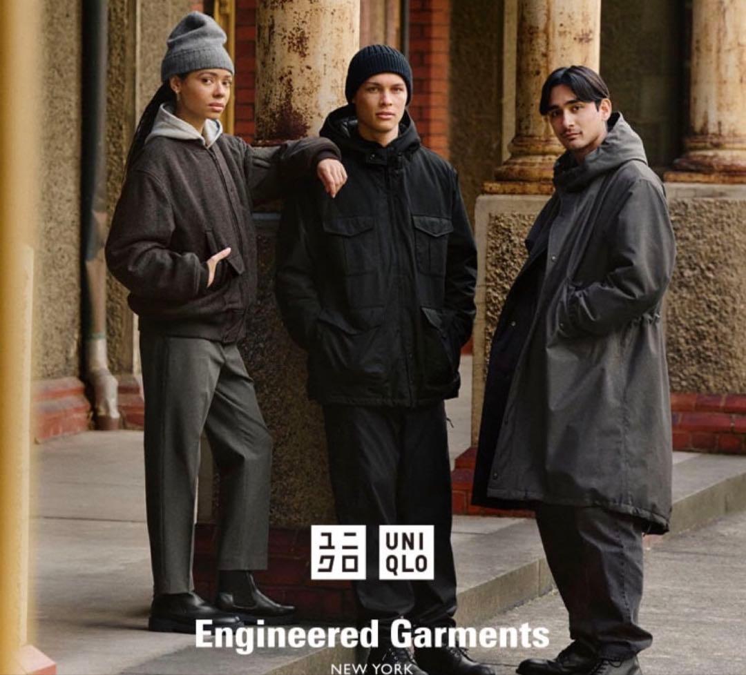 UNIQLO Engineered Garments モッズコート グレー