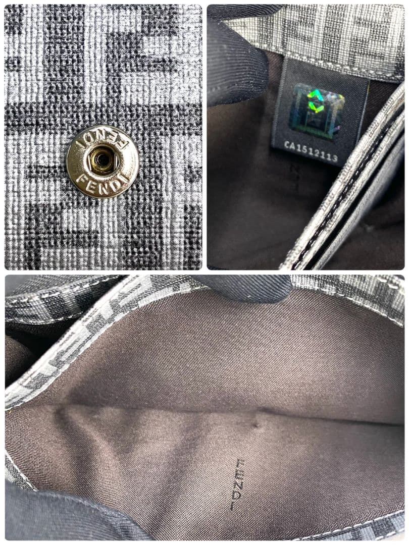 FENDI マンマバケット FF金具 長財布 ズッキーノ