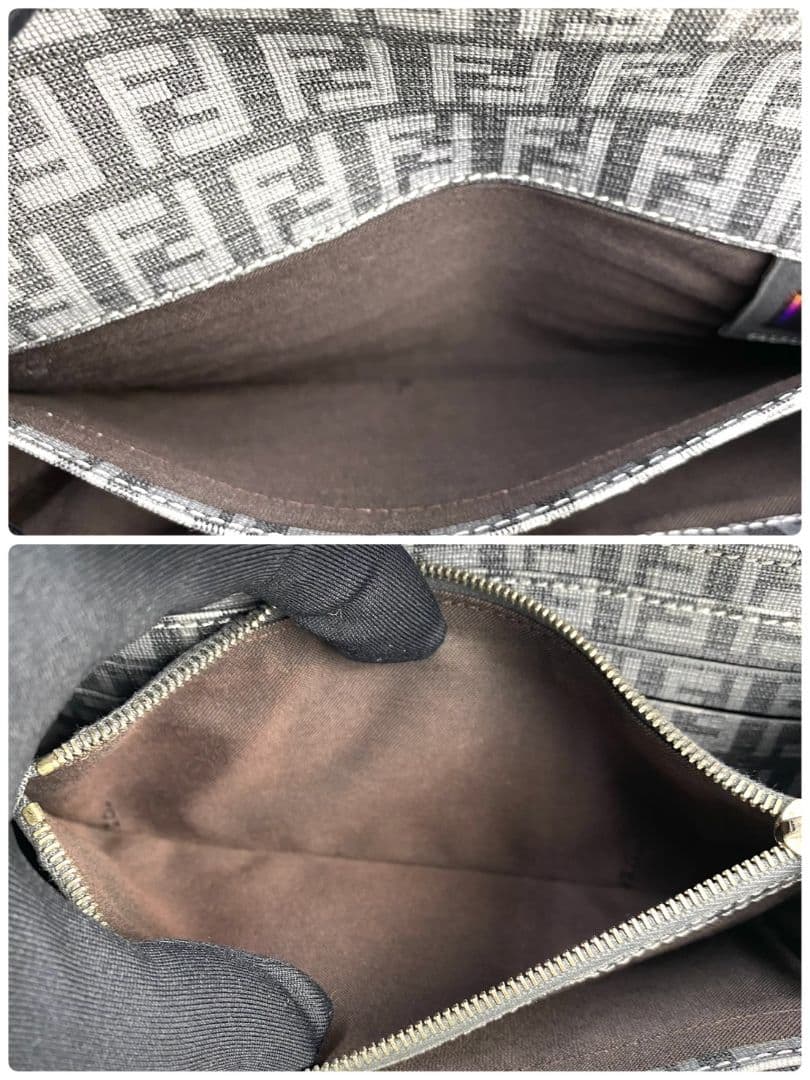 FENDI マンマバケット FF金具 長財布 ズッキーノ