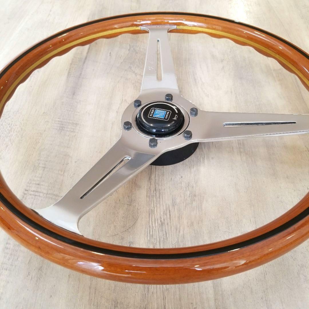 NARDI☆ナルディクラシックウッドポリッシュ/ヴィンテージ【当時物】37Φ