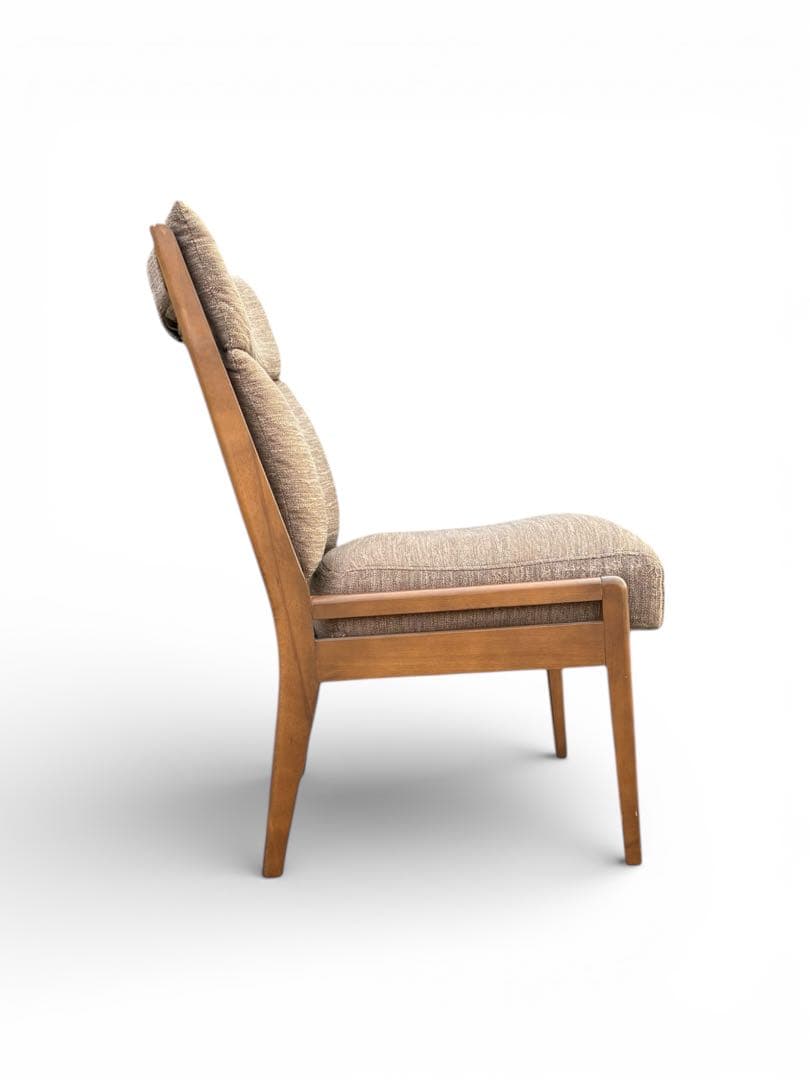 【美品】ニトリ Nコレクション ダイニングチェア 天然木 布張り 1脚