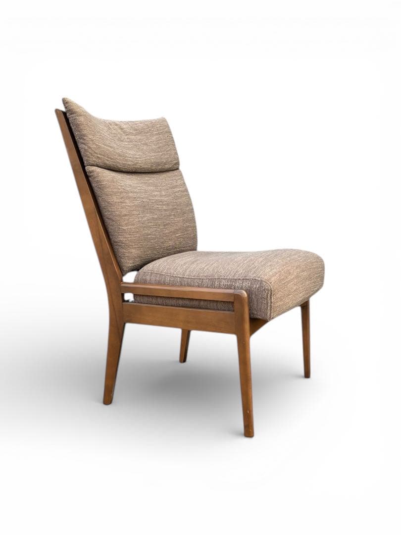 【美品】ニトリ Nコレクション ダイニングチェア 天然木 布張り 1脚