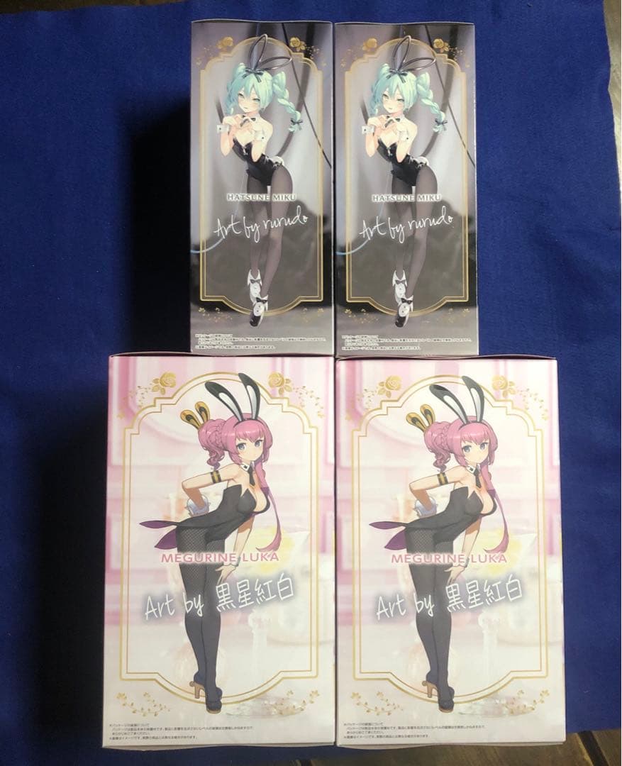 初音ミク 巡音ルカ バニー フィギュア 4品セット - メルカリ